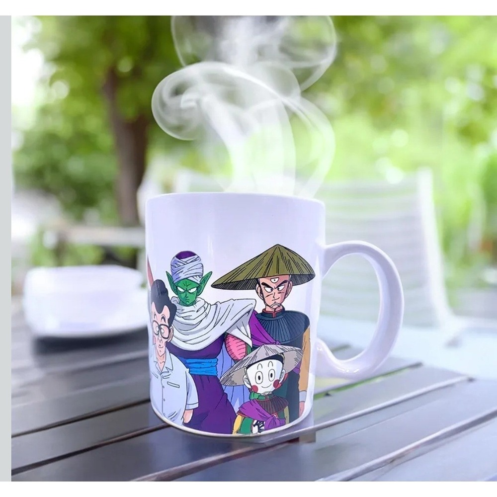 Dragon Ball Z White Ceramic Mug - 16-Ounce Coffee Cup Mug Featuring Goku...